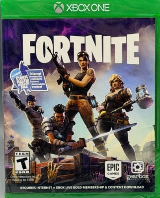 Fortnite Microsoft Xbox W/ Storm Weapons Pack Sticker Sealed New Authentic